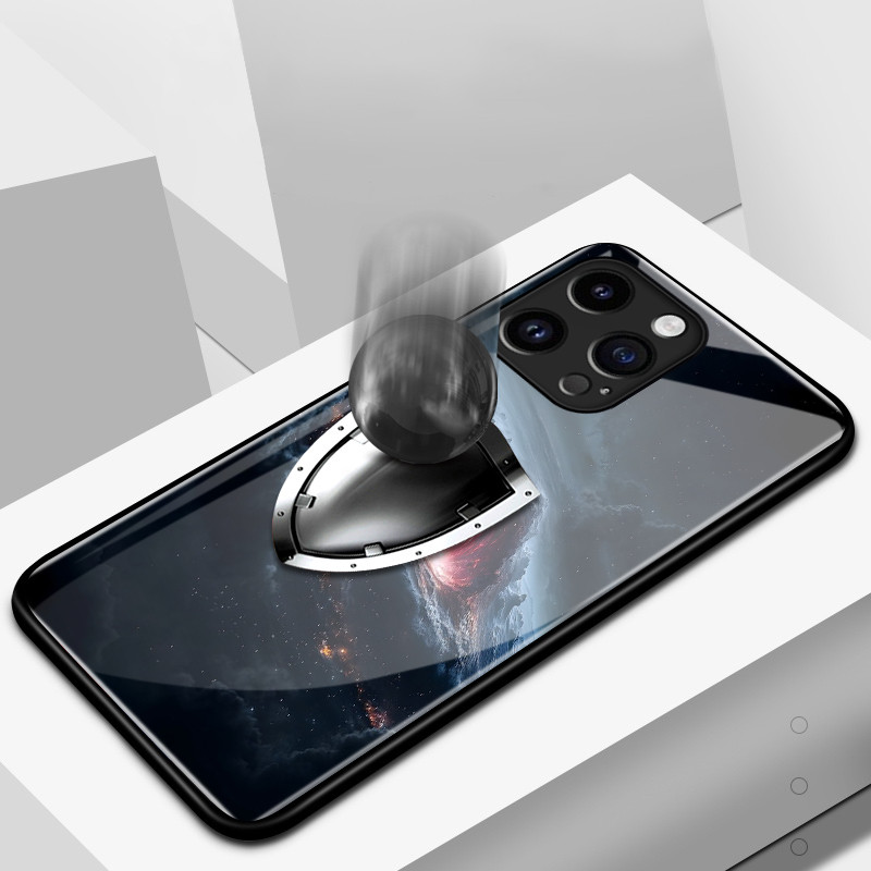 เคสสำหรับ Samsung A22 M22 A22 5G เคสโทรศัพท์ทิวทัศน์ยามค่ำคืนที่สวยงามเปลือกแก้วกันกระแทก - รูปที่ 2