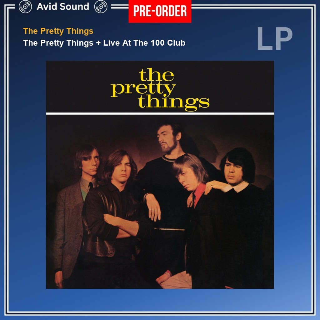 Pre-Order แผ่นเสียง The Pretty Things The Pretty Things + Live At The 100 Club ใหม่ ซีล The Pretty T