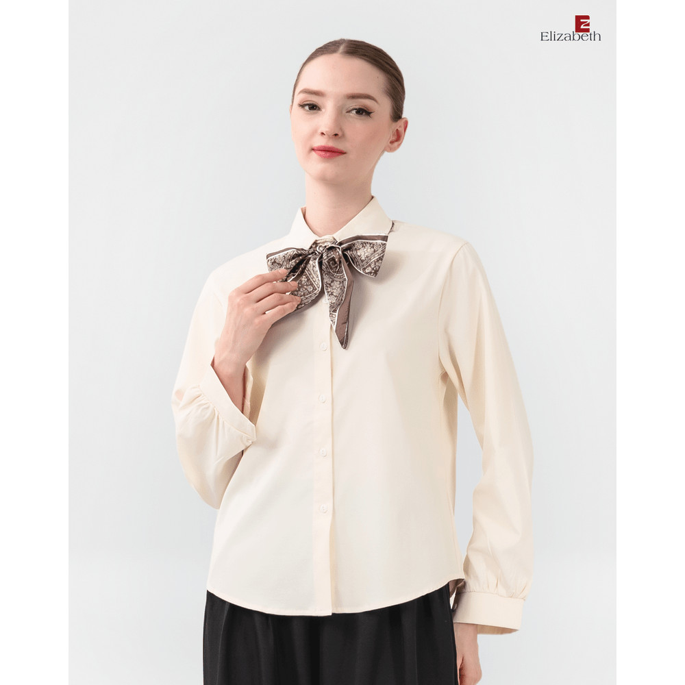 KEMEJA Elizabeth - เสื้อเชิ้ตผ้าพันคอผู้หญิง | แขนยาว059-3652