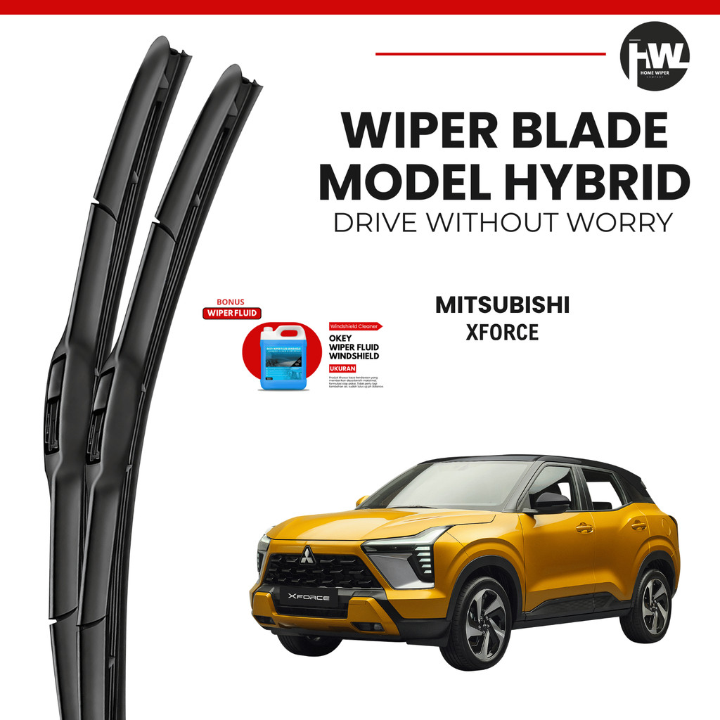 ที่ปัดน้ําฝนกระจกรถยนต์ Mitsubishi XForce Hybrid ฟรีของเหลว