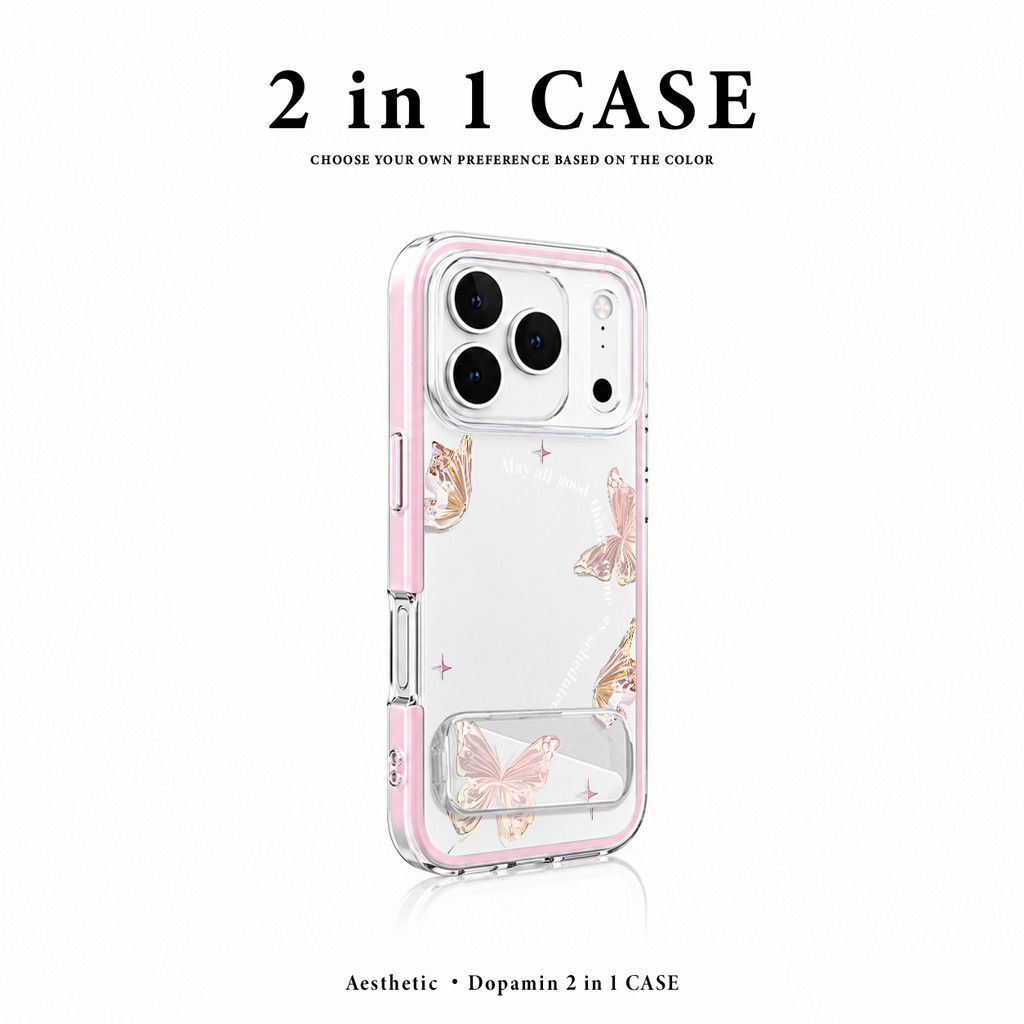 [ตลก Ckpaintingcase] Butterfly Simple Case Oppo Reno 16 Pro 5G A6C 4G A5 2025 15 Pro Max A6 A6X A6S 