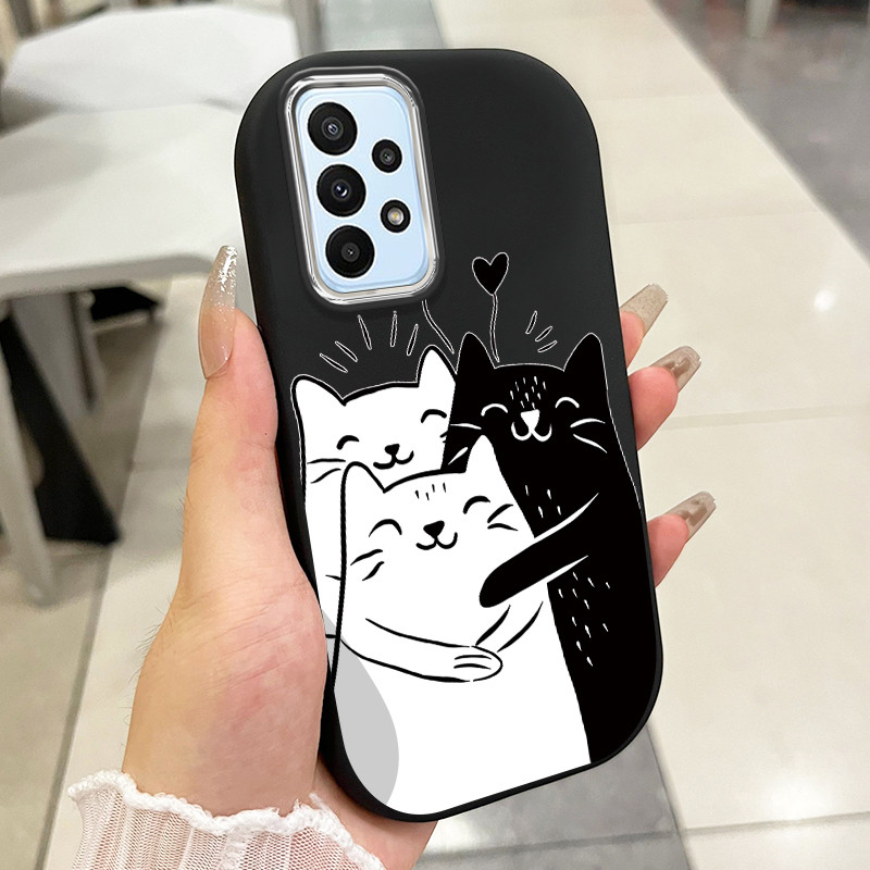 เคส ใช้ได้กับ Samsung A23 4G A23 5G เคสแมวน่ารัก