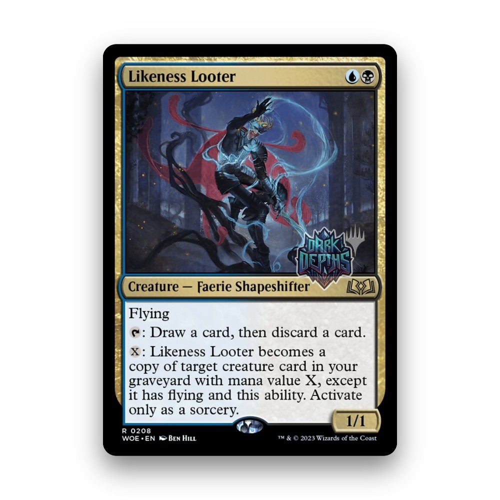 [MTG] Likeness Looter (#208p) [PWOE] [MULTI] [RARE] | Magic the Gathering