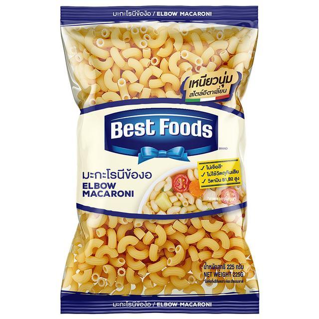 👒 เบสท์ฟู้ดส์มะกะโรนีรูปข้องอ 200กรัม 🎡 SKU 8850144142034 🛶 Best Foods Elbow Macaroni 200g. 🌺 ของแห้