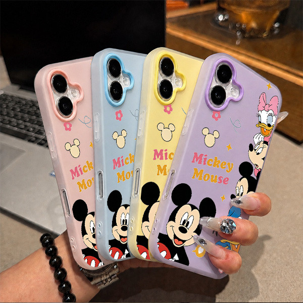 Jelly 2 In 1 Mickey Mouse Case Oppo Reno 16F 16 Pro 5G 15F A6X A6 Pro 14F A3X A5I A5 2025 A5 Pro Cas