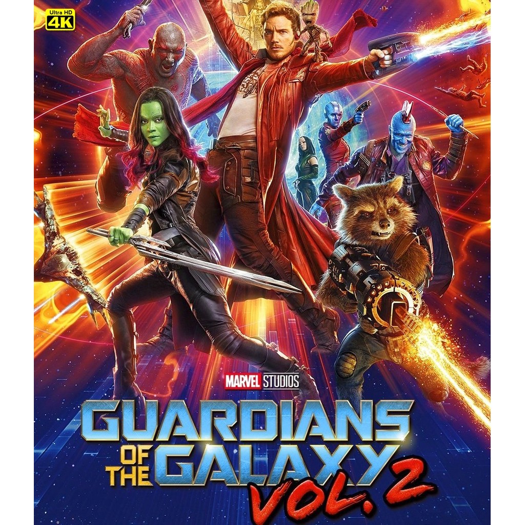 4K - Guardians of the Galaxy Vol. 2 (2017) 4K UHD ⭐7.6/10 Chris Pratt