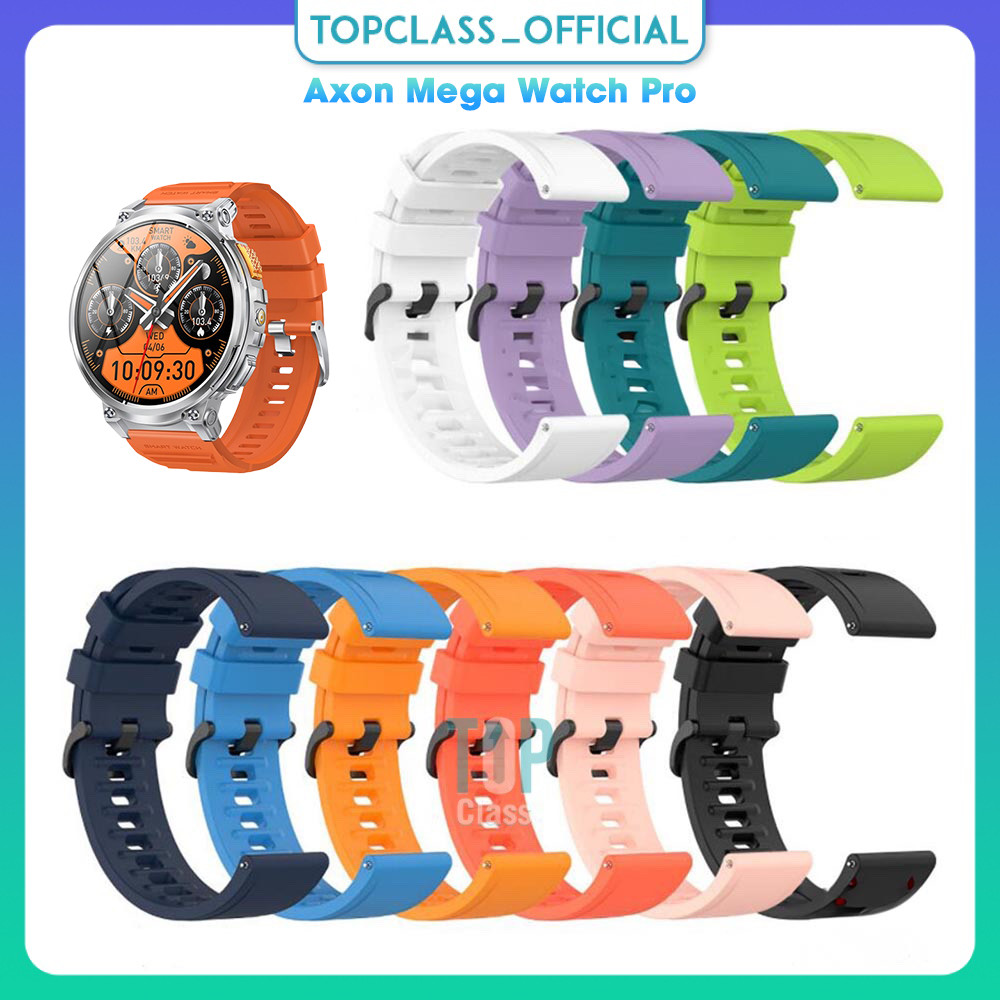 สายยางสังเคราะห์แทนที่ Axon Mega Watch Pro Smart Watch