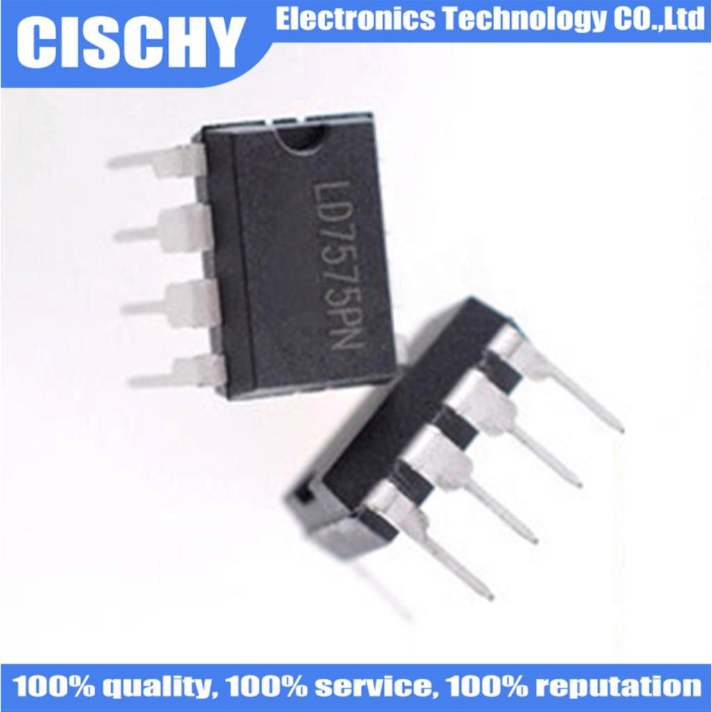 10 ชิ้น/ล็อต LD7575PN DIP8 LD7575 DIP-8 7575PN LCD ในสต็อก