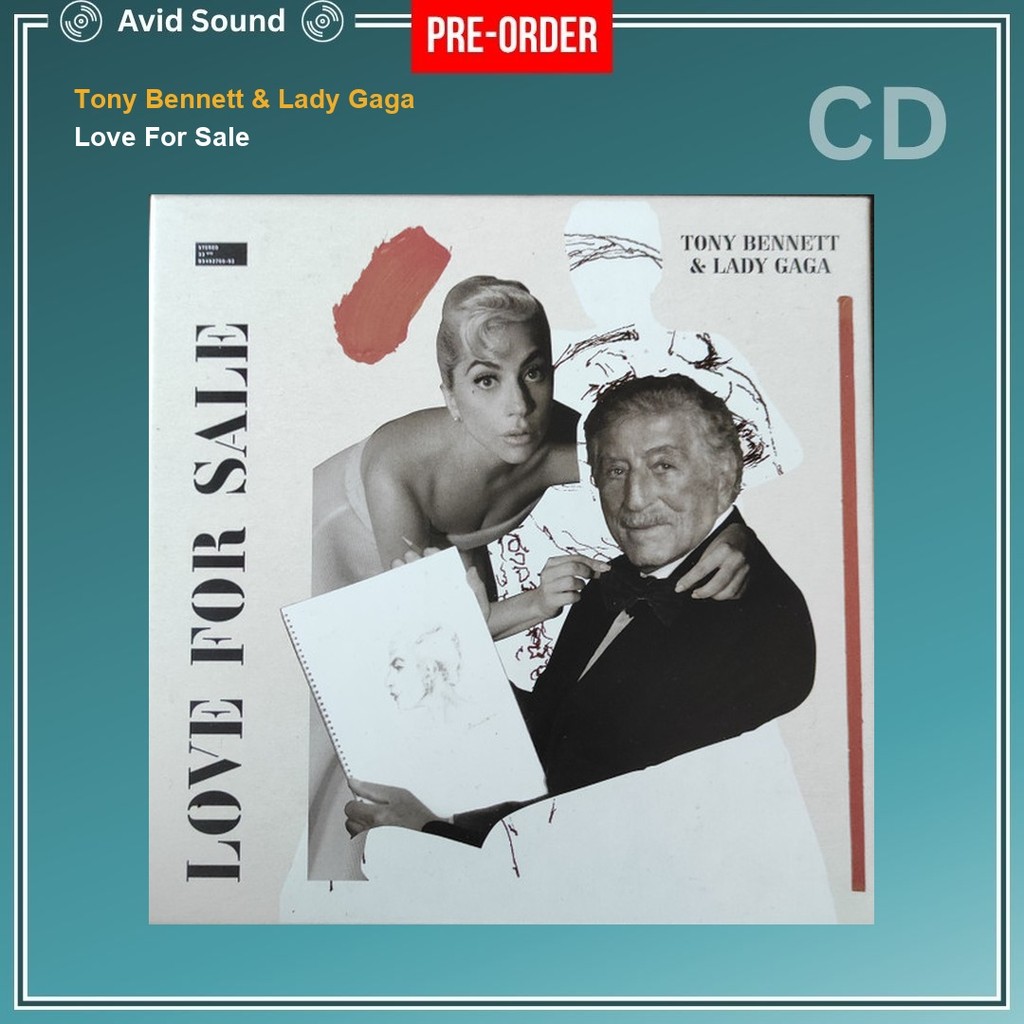 Pre-Order CD แผ่นซีดี Tony Bennett & Lady Gaga Love For Sale ใหม่ ซีล Tony Bennett & Lady Gaga CD