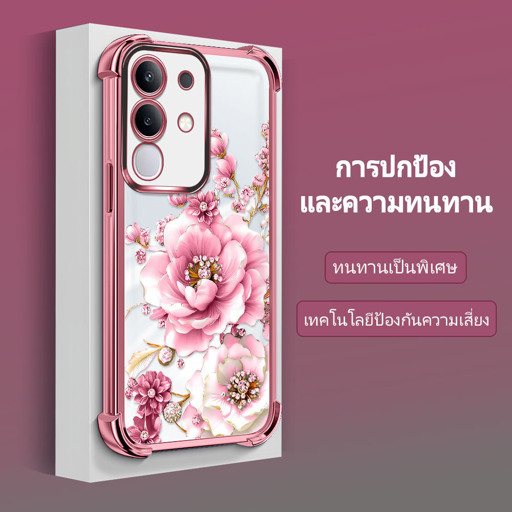 กันกระแทก เคส For VIVO Y29 4G เคสโทรศัพท์ เคสนิ่ม เคสกันกระแทก Soft TPU FS 2176