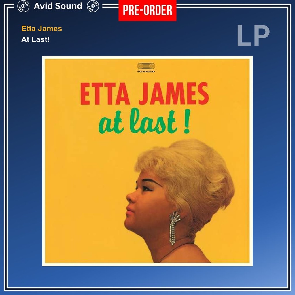 Pre-Order แผ่นเสียง Etta James At Last! ใหม่ ซีล Etta James Vinyl LP