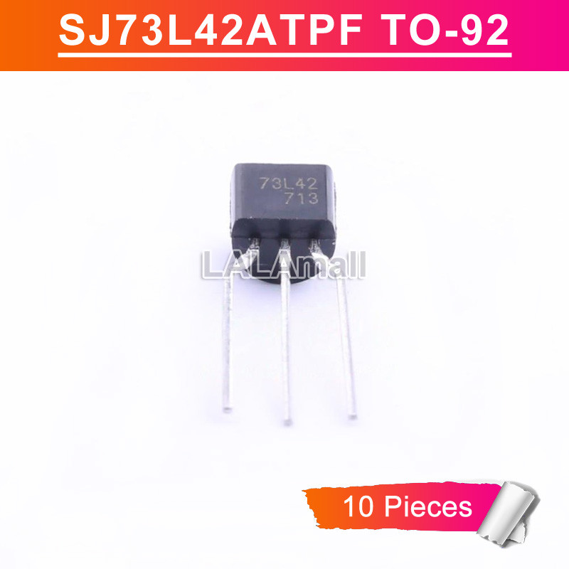 10pcs SJ73L42ATPF 73L42 TO-92 SJ73L42 TO92 มาตรฐานเครื่องตรวจจับแรงดันไฟฟ้าชิปใหม่