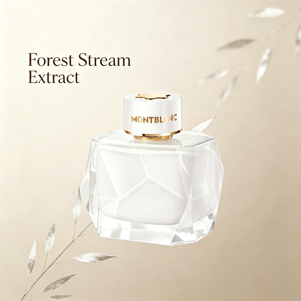 Faceted Milky ขวดแก้วโปร่งใสผู้หญิงกลิ่นหอมดอกไม้ที่ละเอียดอ่อน Catry Notes เหมาะสําหรับจัดเลี้ยงและการใช้แสงสังคม