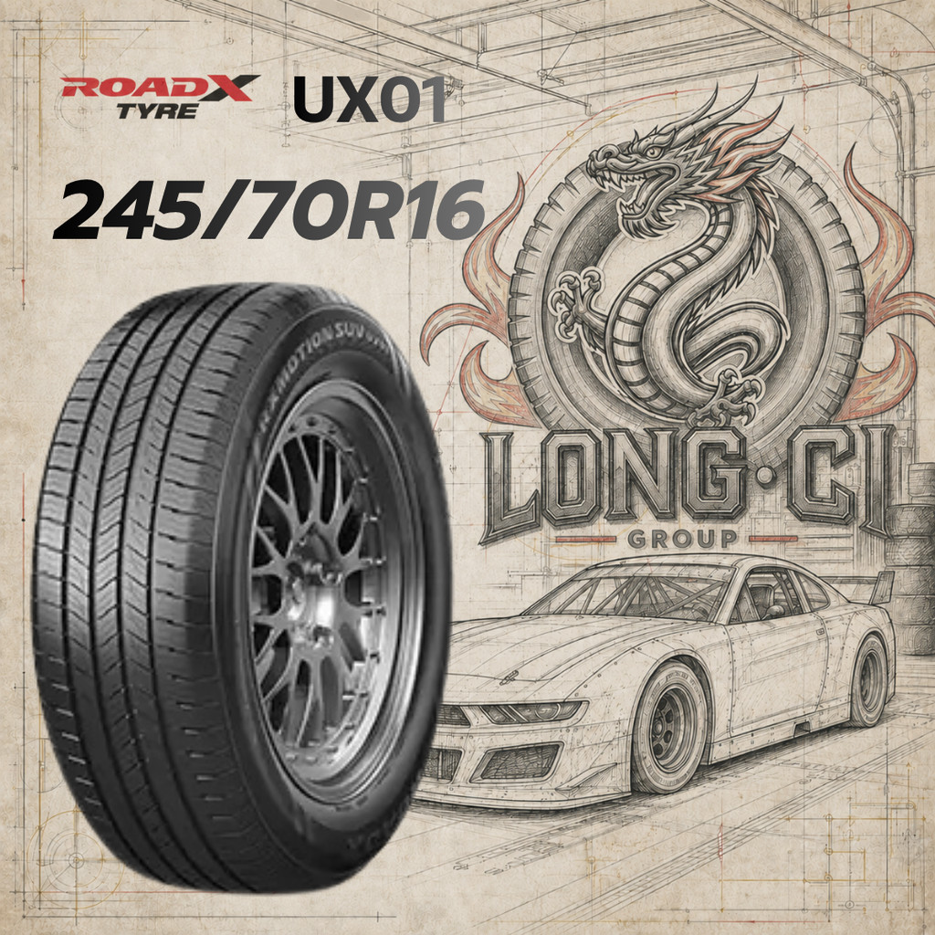 ยาง 245/70R16 ROADX รุ่น UX01 ราคาต่อเส้น ปี 2026