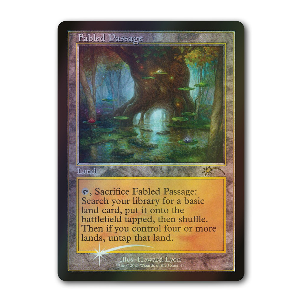 [MTG] Fabled Passage [PW21] [Colorless] [Rare] [Foil] [ENG] [2021] (Magic: The Gathering)