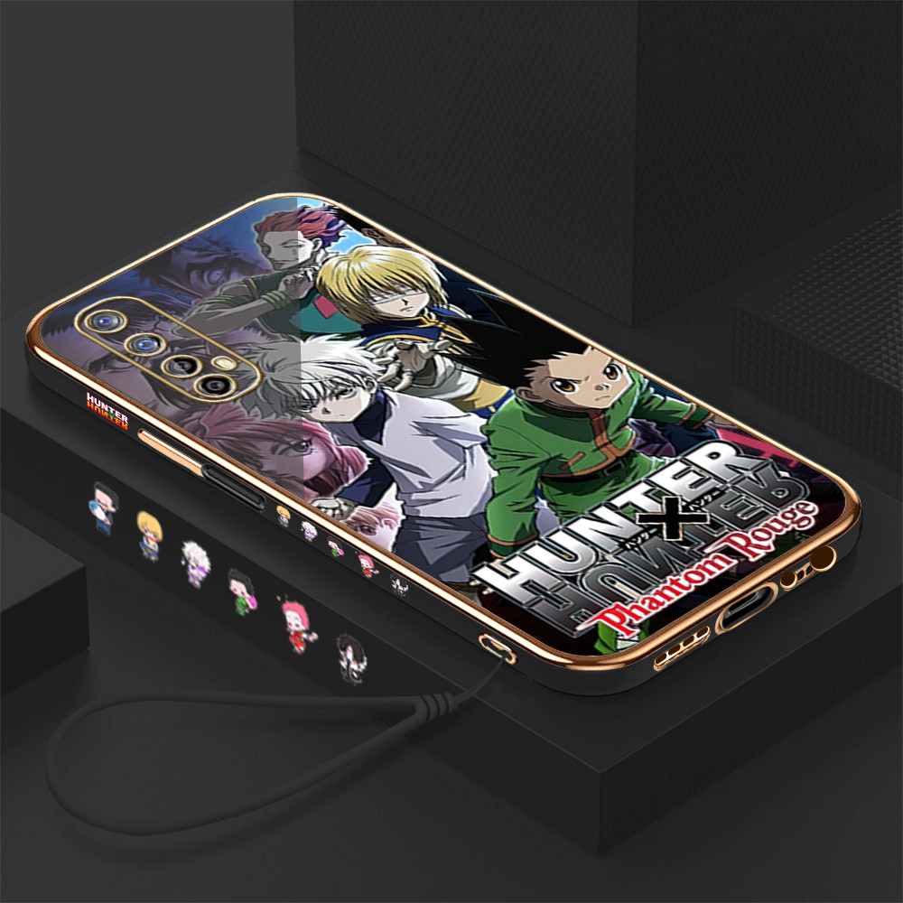 LOKAL [จัดส่งในพื้นที่] Realme 7 8 9 10 Pro + 5G 7I 8I 9I V13 Q5 K10X 5G Casing HP Pattern HUNTERxHU