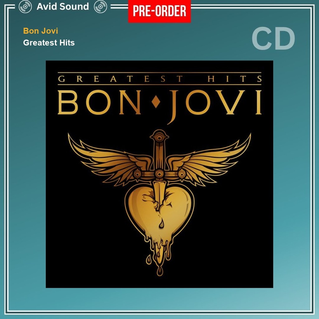 Pre-Order CD แผ่นซีดี Bon Jovi Greatest Hits ใหม่ ซีล Bon Jovi CD