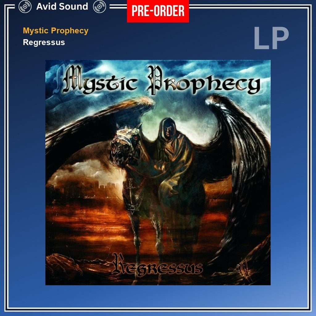 Pre-Order แผ่นเสียง Mystic Prophecy Regressus ใหม่ ซีล Mystic Prophecy Vinyl LP