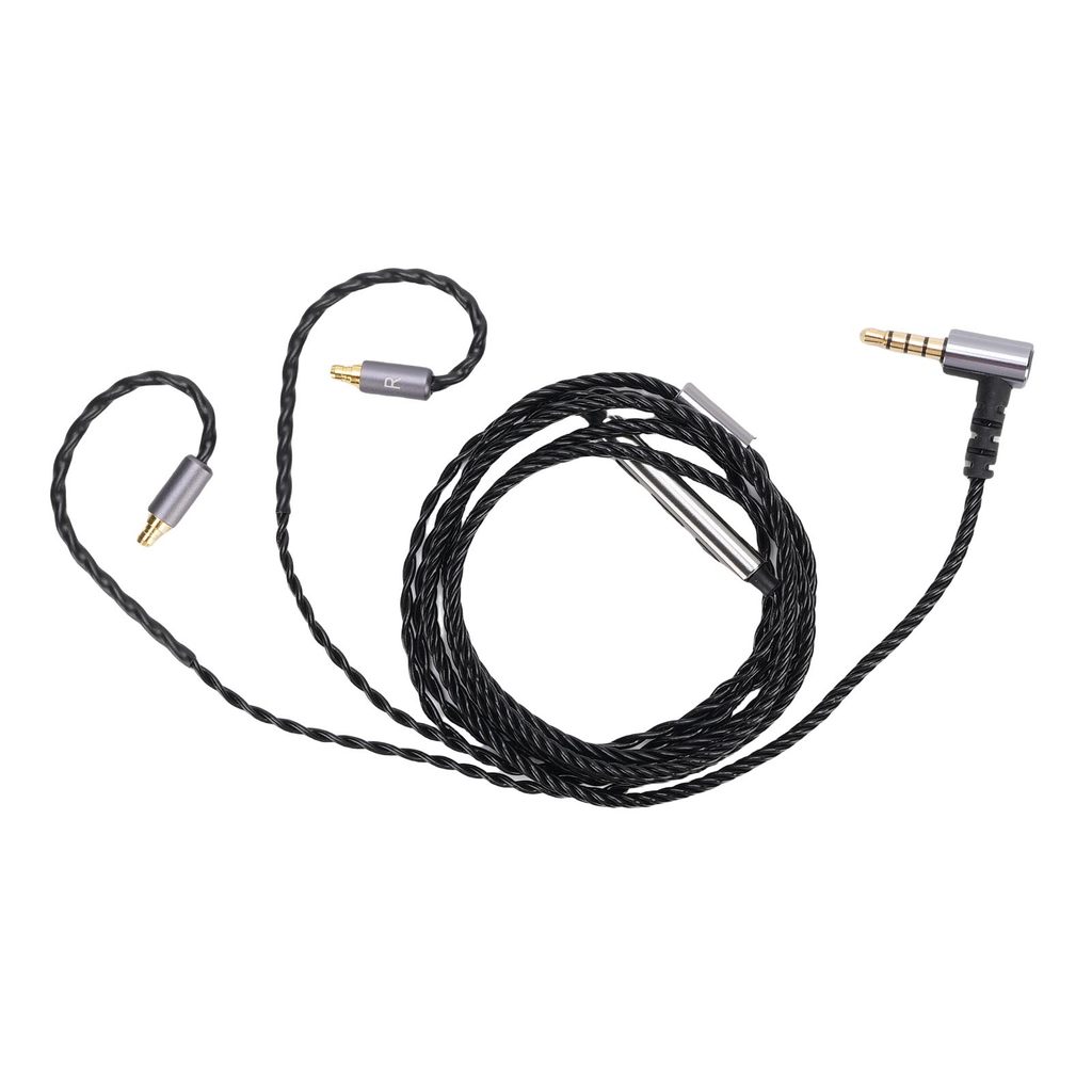 Effeth สายสัญญาณเสียงหูฟังสําหรับ Sennheiser IE100 IE400 IE500 Pro หูฟังพร้อมไมโครโฟน