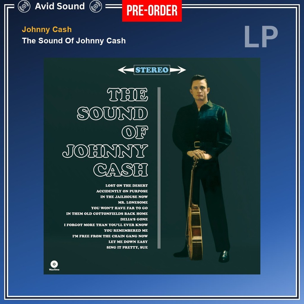 Pre-Order แผ่นเสียง Johnny Cash The Sound Of Johnny Cash ใหม่ ซีล Johnny Cash Vinyl LP