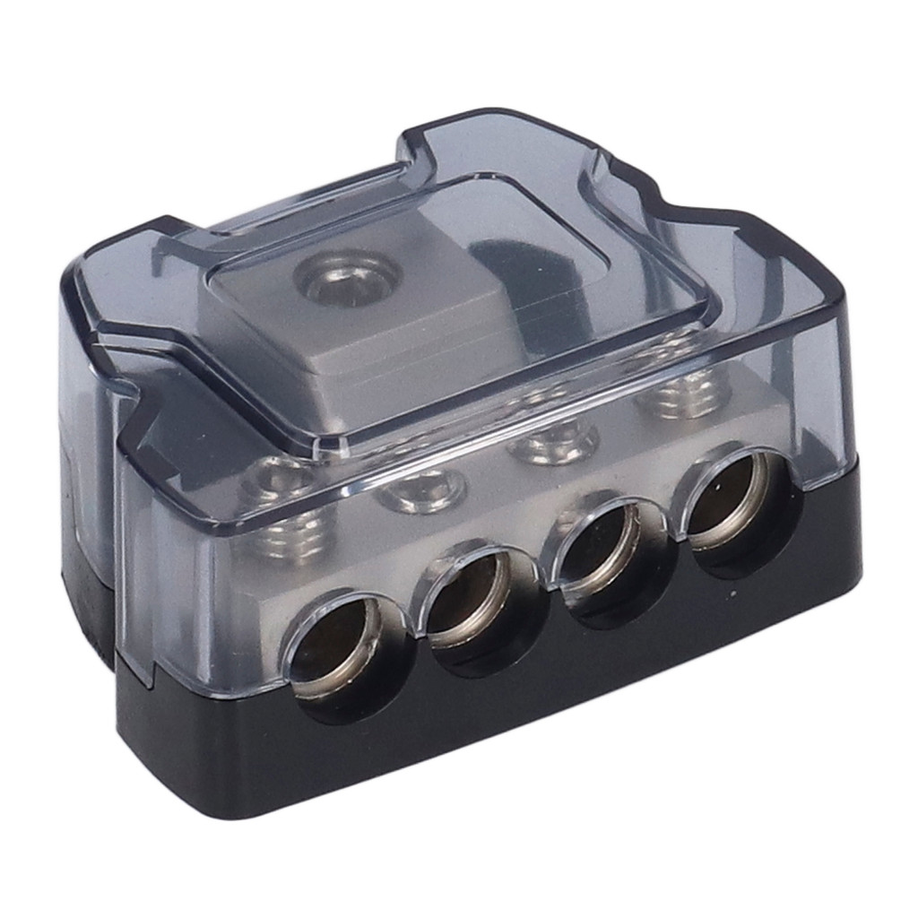 4 Way Power Distribution Block Amp Fuse Holder Ground จําหน่าย Splitter เครื่องขยายเสียงรถยนต์