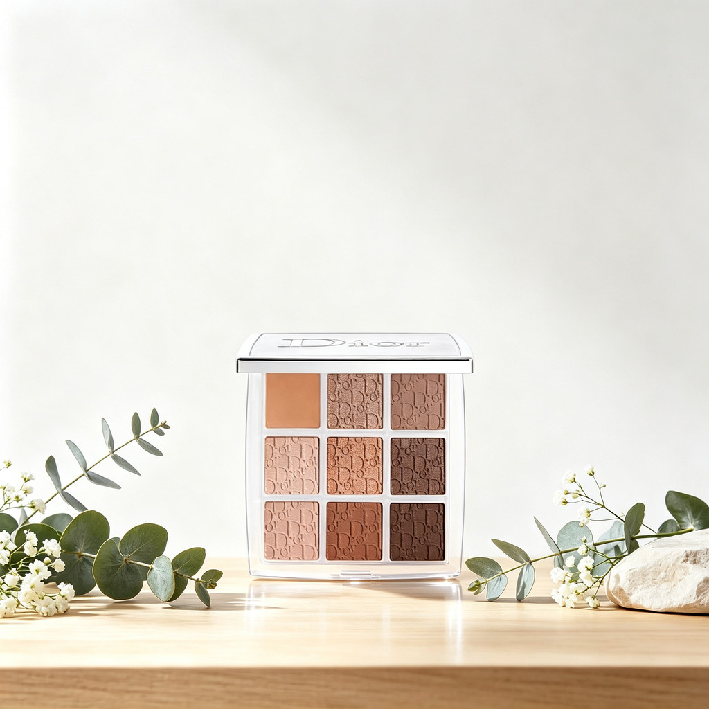 9 เฉดสี Warm Neutral Eyeshadow Palette, Matte & Shimmer Blendable Eye Makeup