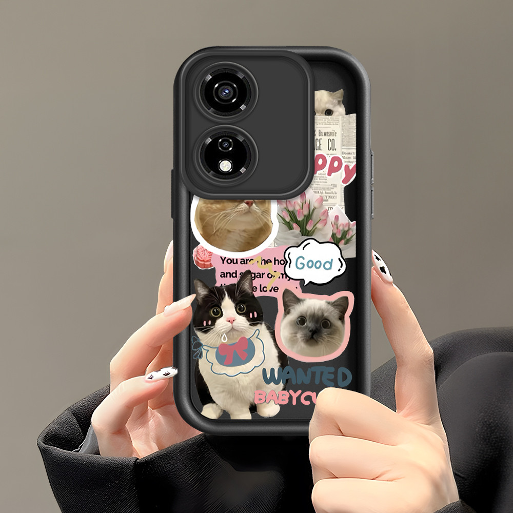 ปลอก Hp สําหรับ Itel P55 5G Softcase เคสโทรศัพท์ Cassing Kesing Anak Kucing C8 2413 DLJ 33