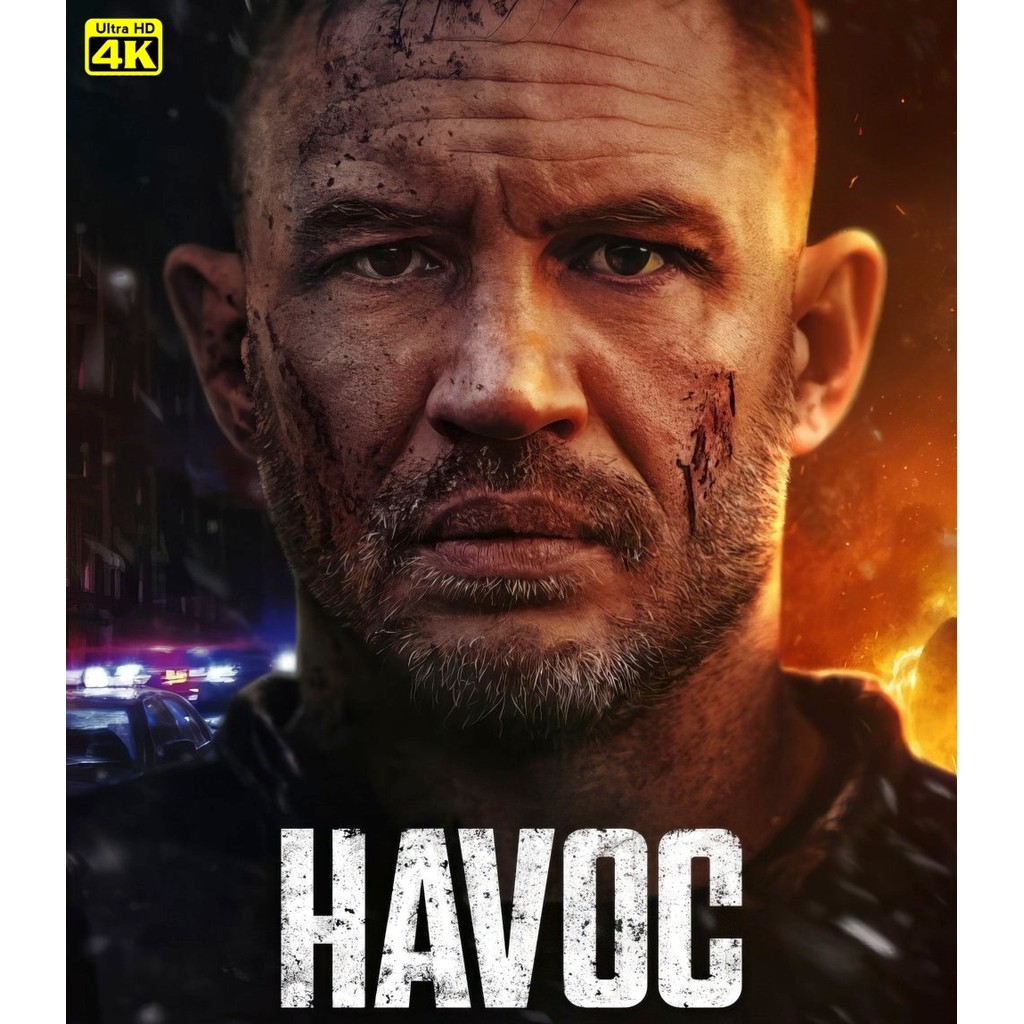 4K - Havoc ฝ่าหายนะครองเมือง (2025) 4K UHD ⭐6.4/10 Tom Hardy