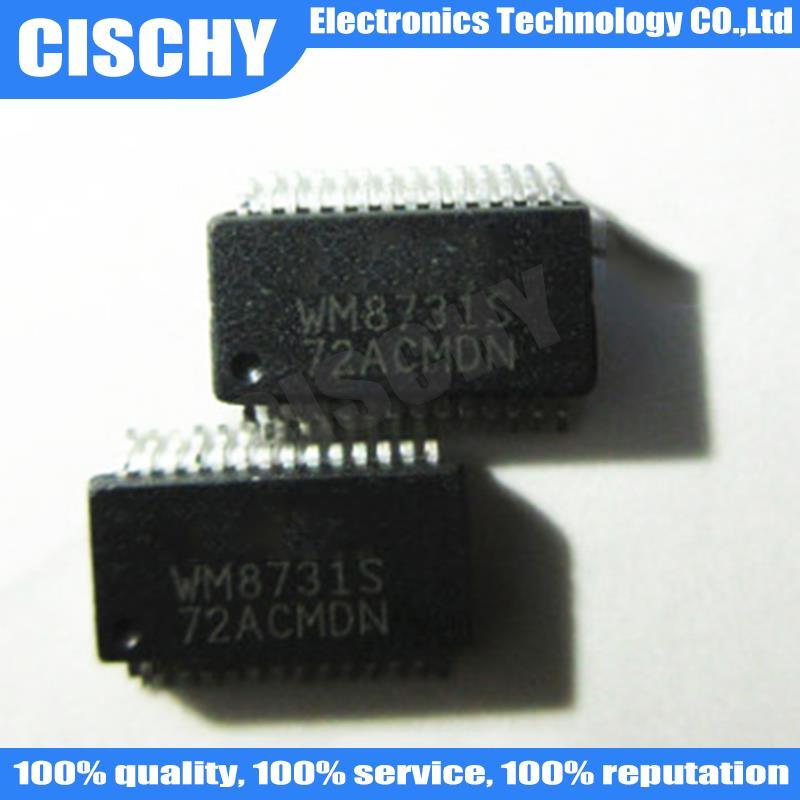 1 ชิ้น/ล็อต WM8731SEDS WM8731 WM8731S WM8740 WM8740S WM8740SEDS SSOP-28 ในสต็อก
