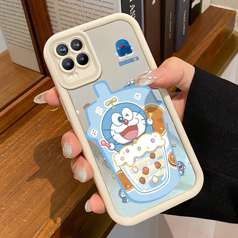 HPเคสโทรศัพท์สําหรับRealme 8 4G 8 5G 8 Pro 8s 5G Q3 Q3i V13 5G Narzo 30 5GกรณีHard Hole Smoothซิลิโค