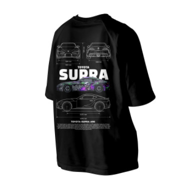Supra A90 เสื้อยืดเจอร์ซีย์ไมโครไฟเบอร์