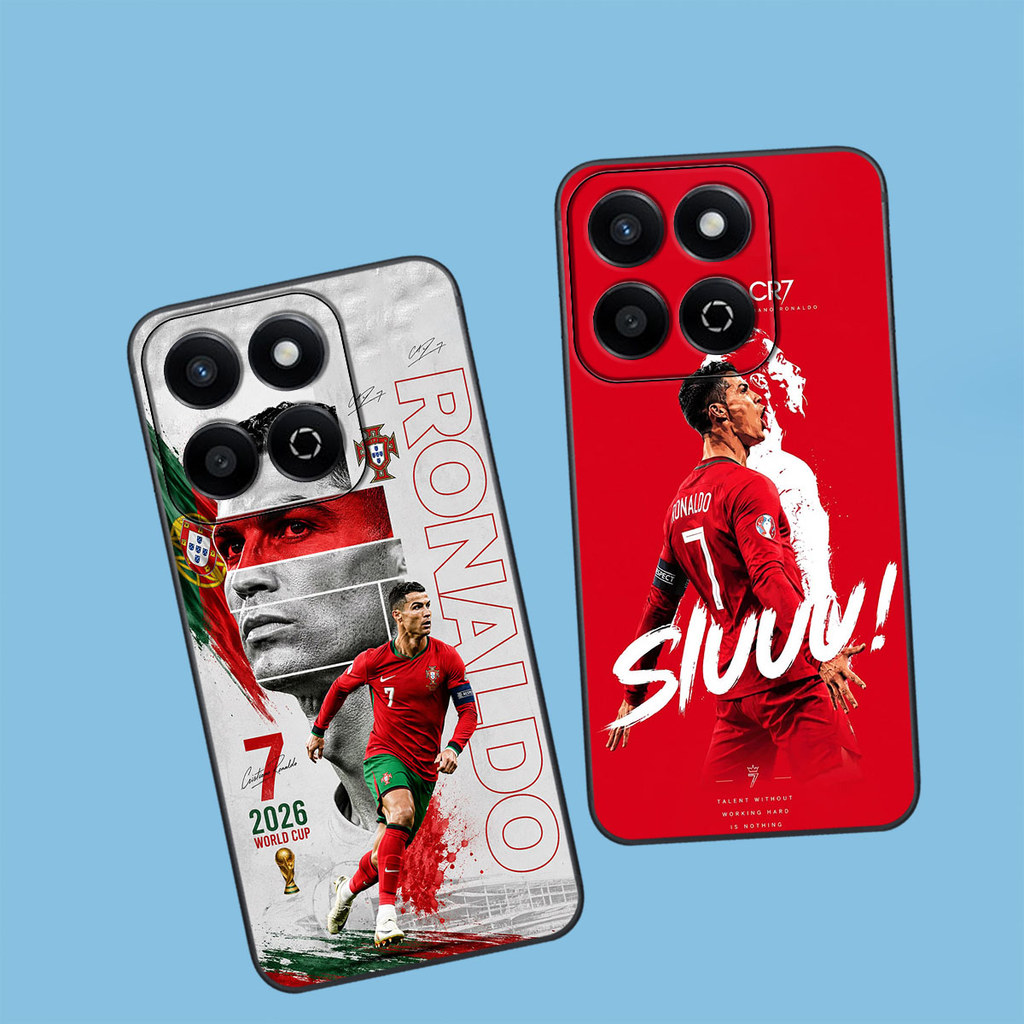 เคส Honor X7c / X7d สวยมาก พร้อมภาพ Messi Ronaldo
