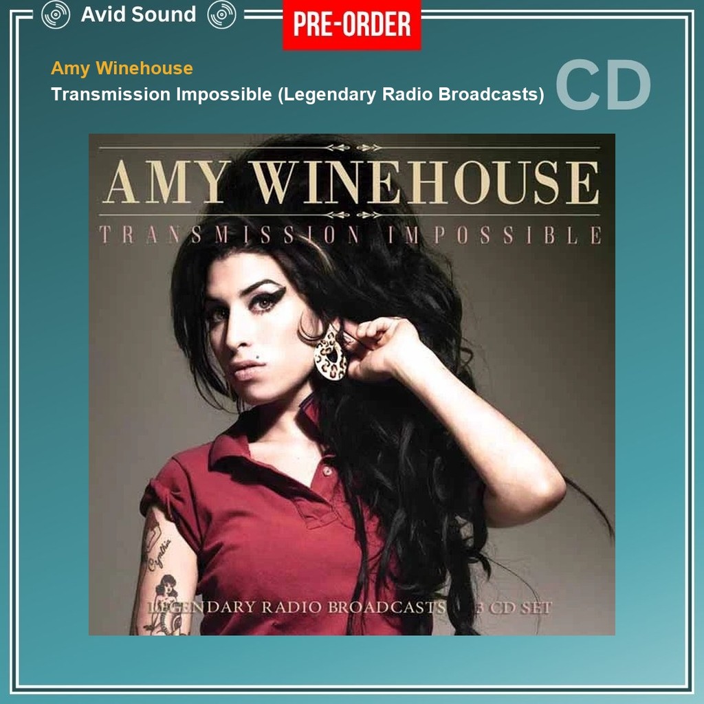 Pre-Order CD แผ่นซีดี Amy Winehouse Transmission Impossible (Legendary Radio Broadcasts) ใหม่ ซีล Am