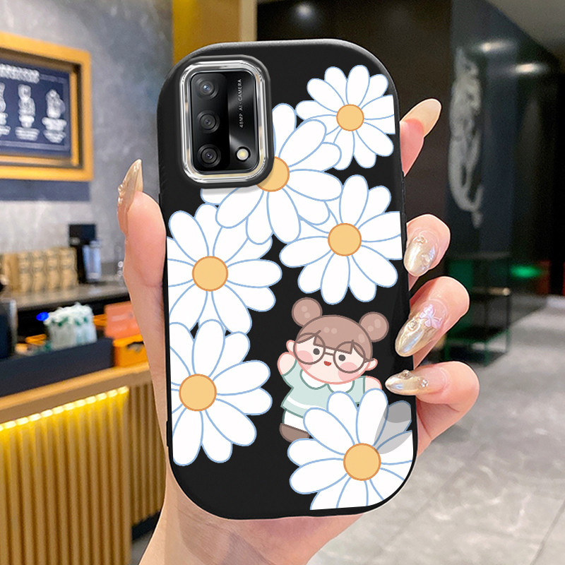 เคสใช้ได้กับ OPPO A74 A95 F19 F19s เคสการ์ตูนน่ารัก