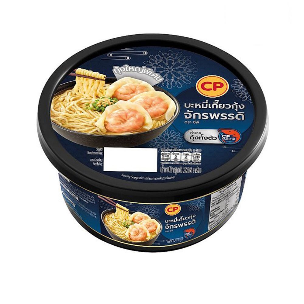 ซีพี บะหมี่เกี๊ยวกุ้งจักรพรรดิ 226 กรัม