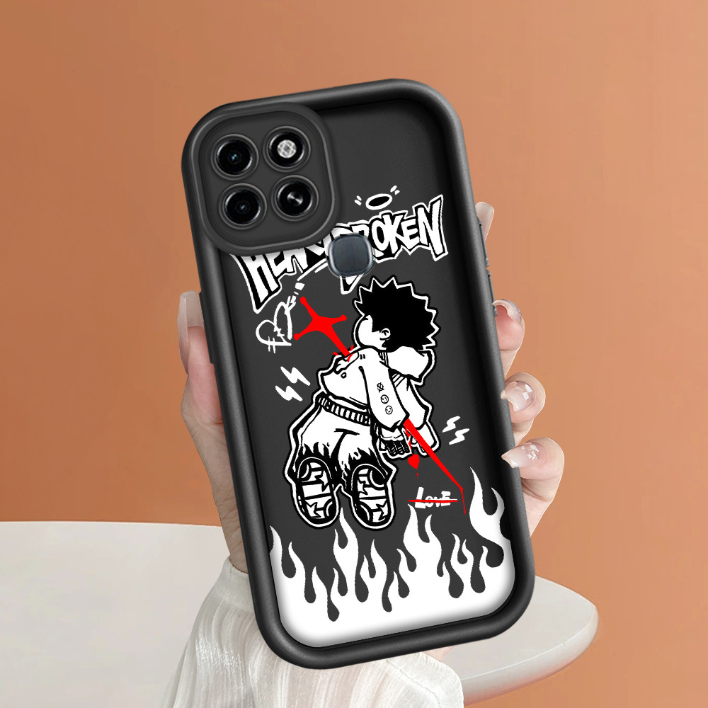 Infinix Smart 6 2021 X6511Bสําหรับเคสโทรศัพท์HP Kesing Softcase C8 4399 ID33