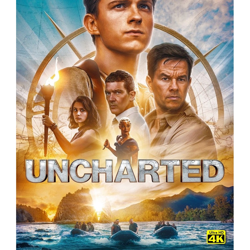4K - Uncharted (2022) 4K UHD ⭐6.9/10 Tom Holland