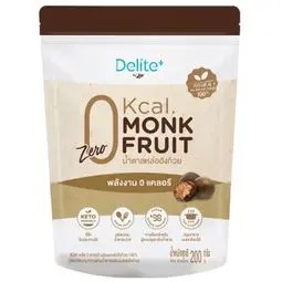 💥 ดีไลท์พลัสอีริทริทอลผสมหล่อฮังก้วย 200กรัม 🔔 Delite Plus Erythritol with Monk Fruit 200g.
