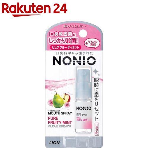 [ใหม่ 2025] Nonio Pure Fruity Mint Antibacteria Mouth Spray (5ml)