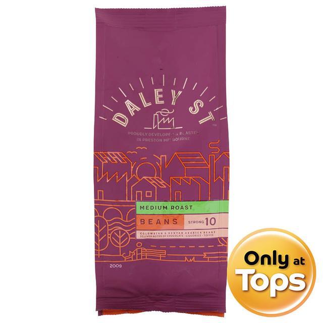🌋 เดลีย์สตรีทมีเดียมโรสท์บีนส์เมล็ดกาแฟคั่วออร์แกนิค 200กรัม 🌠 Daley Street Medium Roast Beans Coffe