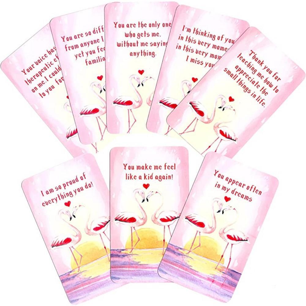 10.3*6 ซม. Love Message การ์ด Oracle: เด็คการ์ด 54 ใบพร้อมคําสําคัญ