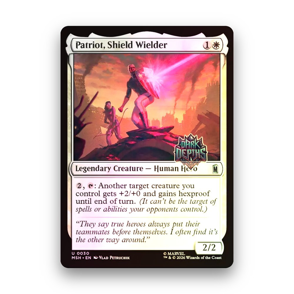 [MTG] Patriot, Shield Wielder (#30) [MSH] [WHITE] [UNCOM] | Magic the Gathering