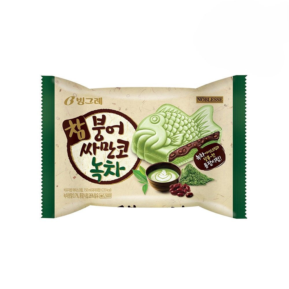 [สินค้าส่งด่วน]บิงเกรไอศกรีมซามันโครสชาเขียว150มล.