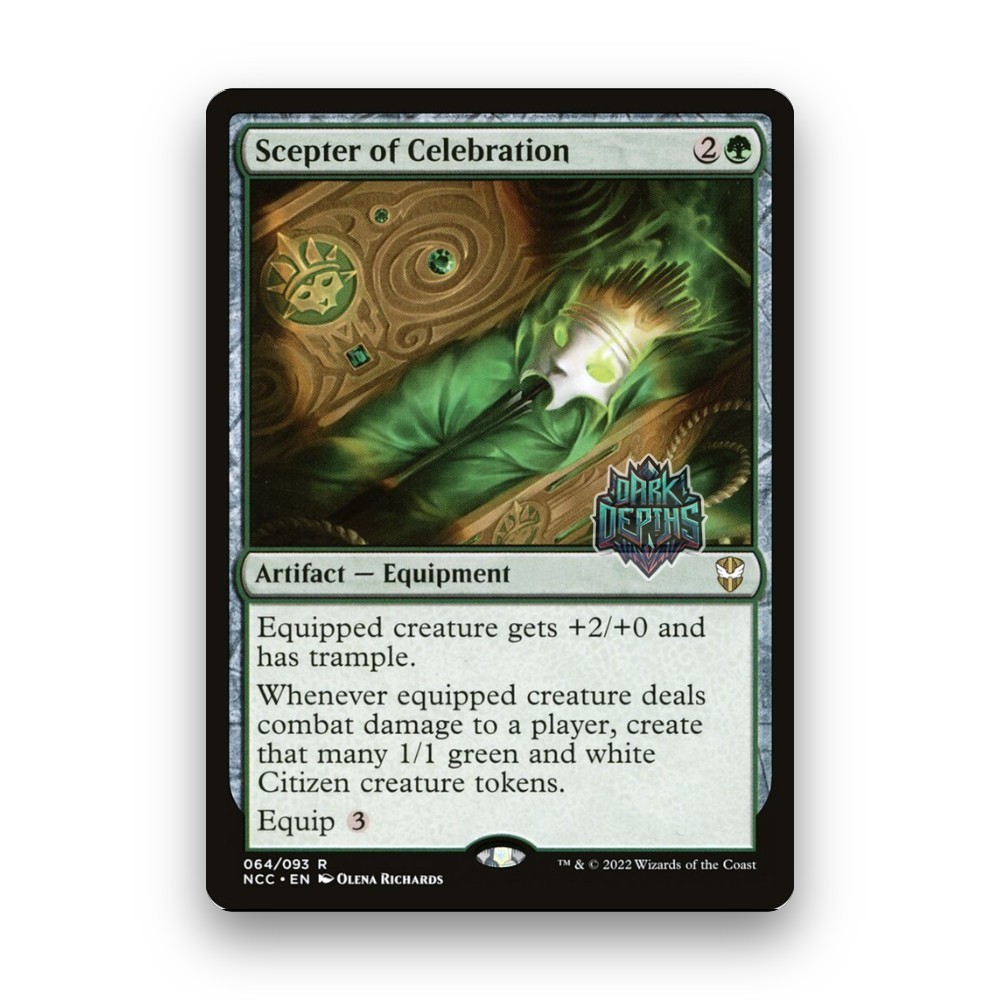 [MTG] Scepter of Celebration (#64) [NCC] [GREEN] [RARE] | Magic the Gathering