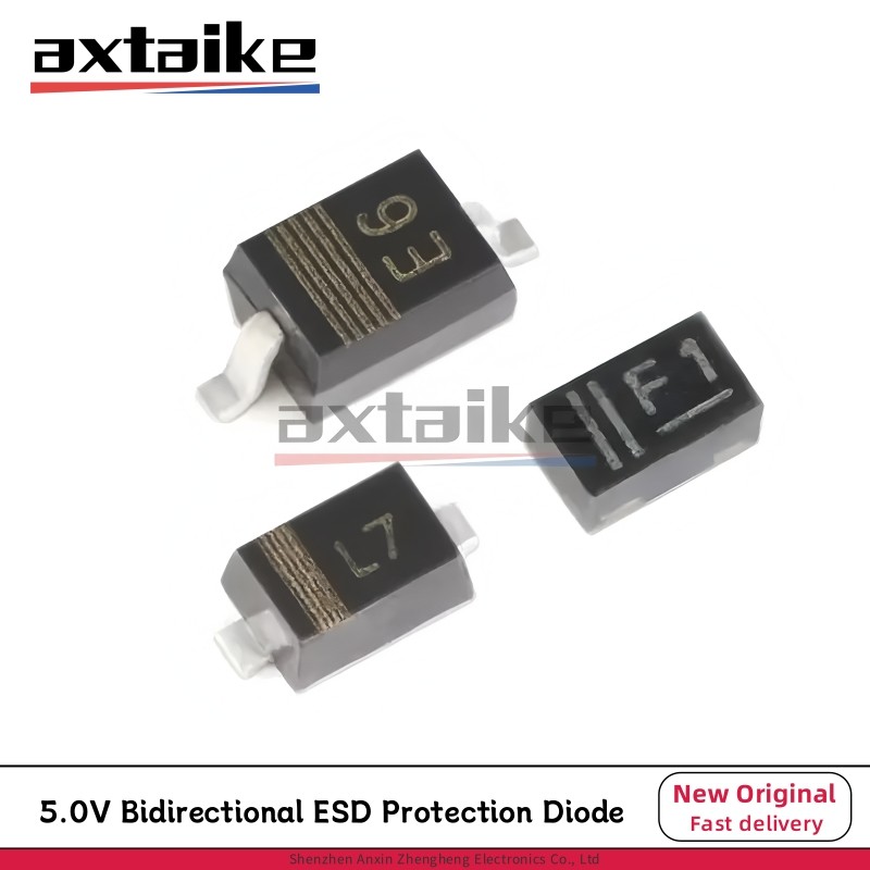 50PCS PESD5V0S1BA E6 PESD5V0S1BB L7 PESD5V0S1BL F1 SOD323 SOD523/882 5.0V SMD ไดโอดป้องกันทิศทางต่ํา