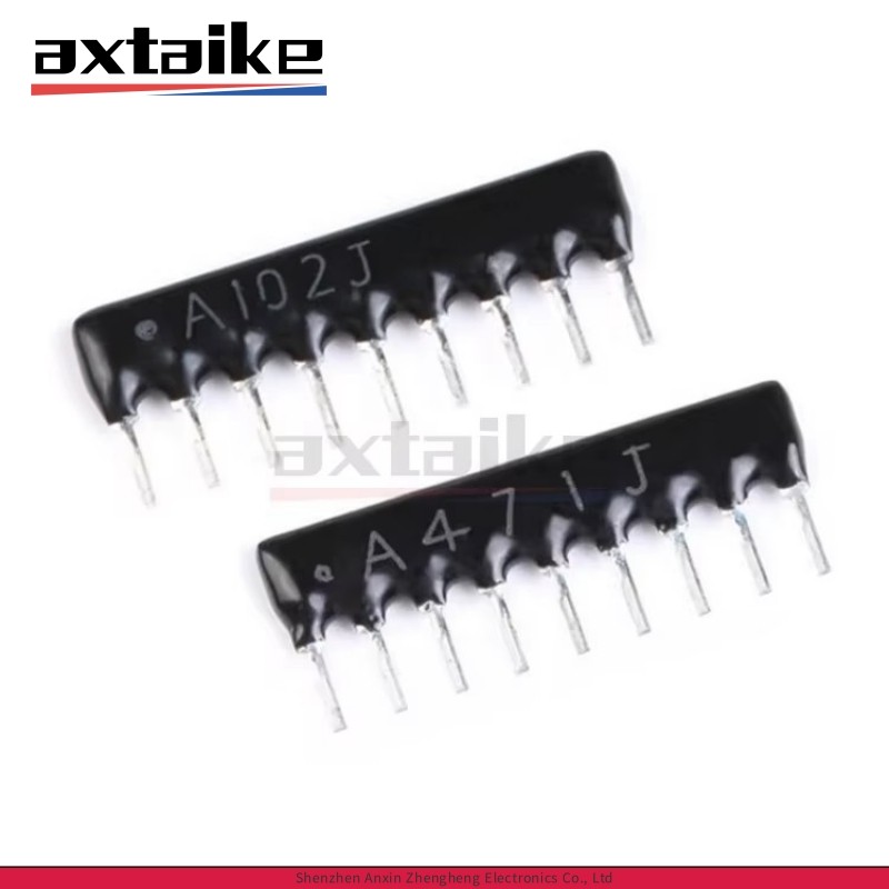 10PCS 9Pin Network Resistor 9A A103J A331J A471J A511J A102J A472J A104J 330 470 510 โอห์ม 1K 2.2K 4