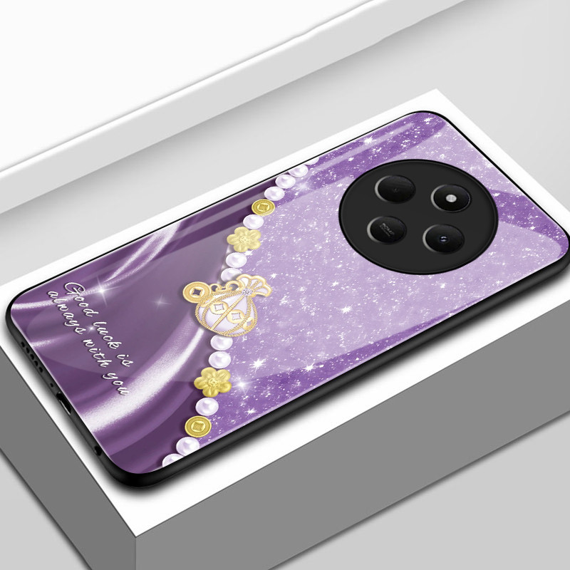 เคสสำหรับ Redmi 14C 4G 14C 5G A4 5G 14R 5G POCO C75 5G M7 5G เคสโทรศัพท์กระเป๋าเงินเปลือกแก้วกันกระแทก