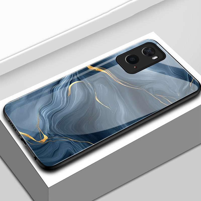 เคสสำหรับ OPPO A36 A76 A96 เคสโทรศัพท์แบบใหม่เปลือกแก้วกันกระแทก