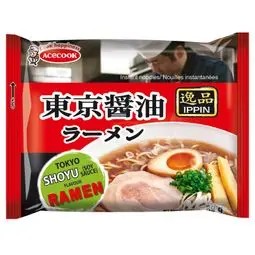 💥 อิปปินราเม็งโชยุบะหมี่กึ่งสำเร็จรูปรสน้ำซุปโชยุ 89กรัม 🔔 Ippin Ramen Shoyu 89g.