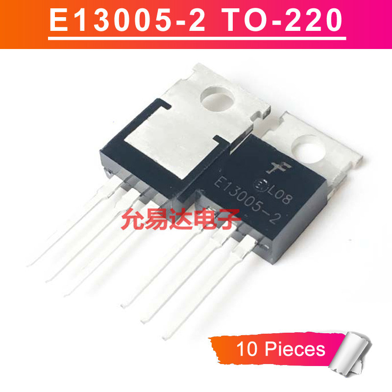 10pcs E13005-2 TO-220 E13005 MJE13005 MJE13005G MJE13005-2 MJE13005 TO220 NPN ทรานซิสเตอร์ใหม่เดิม